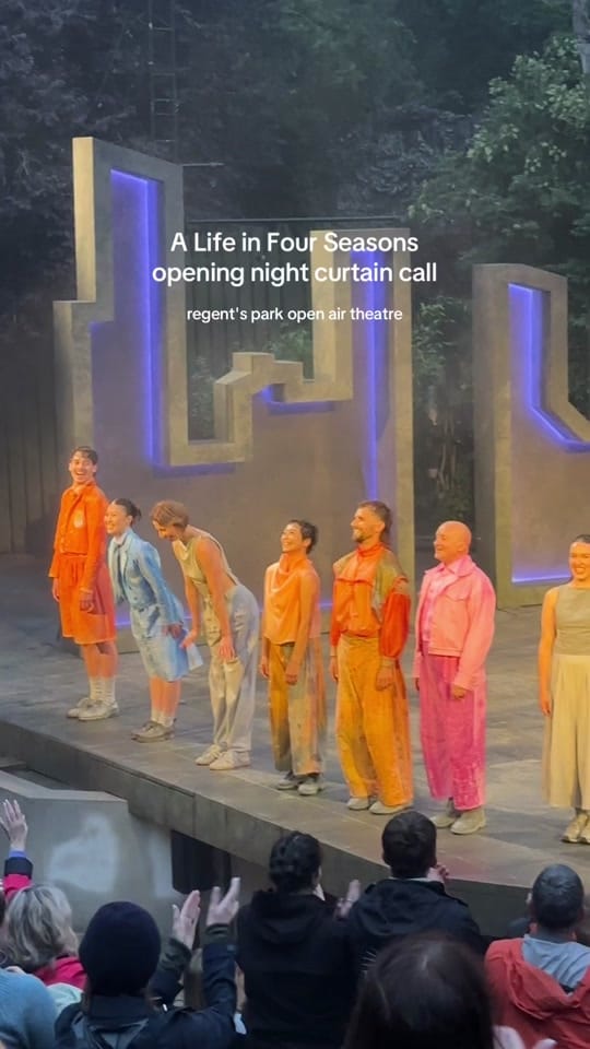 Post 1 by Regent's Park Open Air Theatre on TikTok (video)