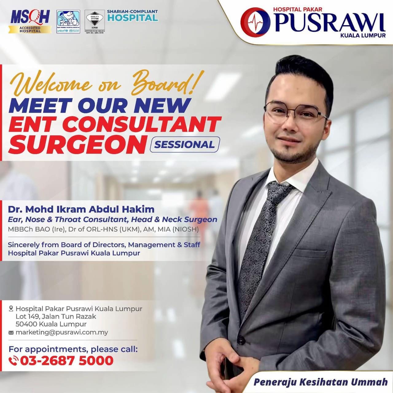Post 2 by Dr Ikram Hakim ENT Specialist on TikTok (video)