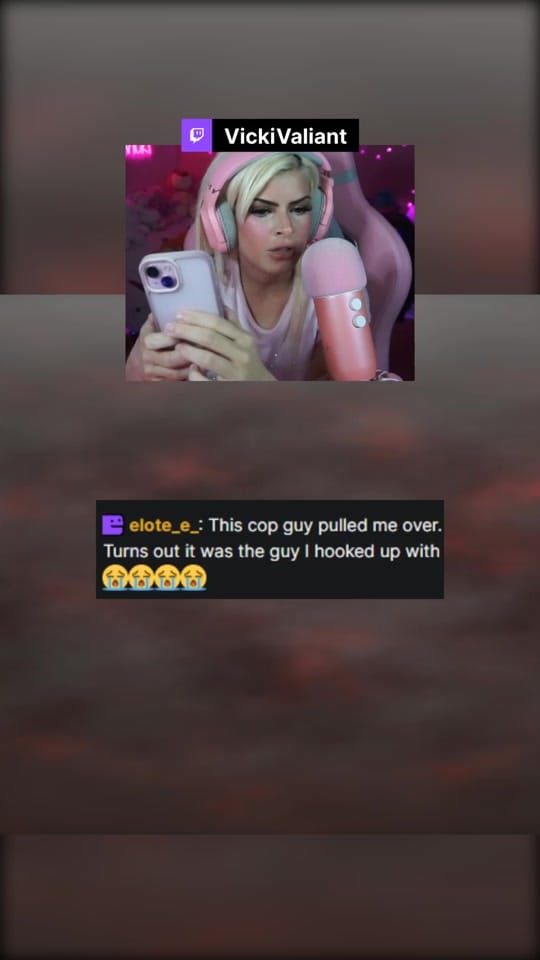 Post 7 by Vicki Valiant💗Twitch Streamer on TikTok (video)