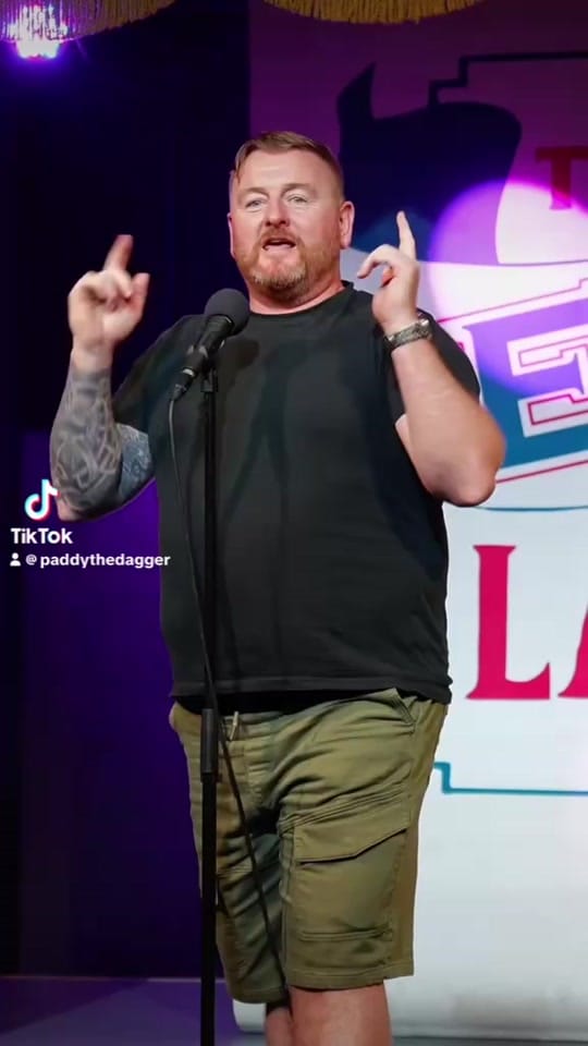 Post 7 by Paddy Mcdonnell Comedy on TikTok (video)