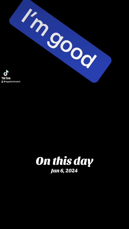 Post 3 by legsdontmatch on TikTok (video)