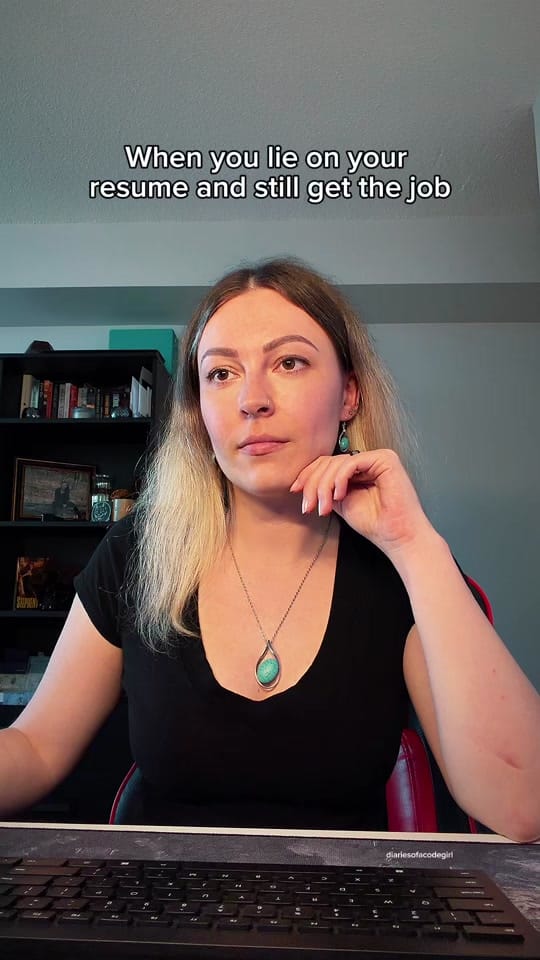 Post 3 by Anastasia @diariesofacodegirl on TikTok (video)