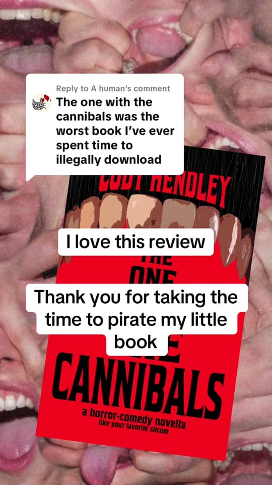 Post 8 by Cody Hendley | Horror Author🔪 on TikTok (video)