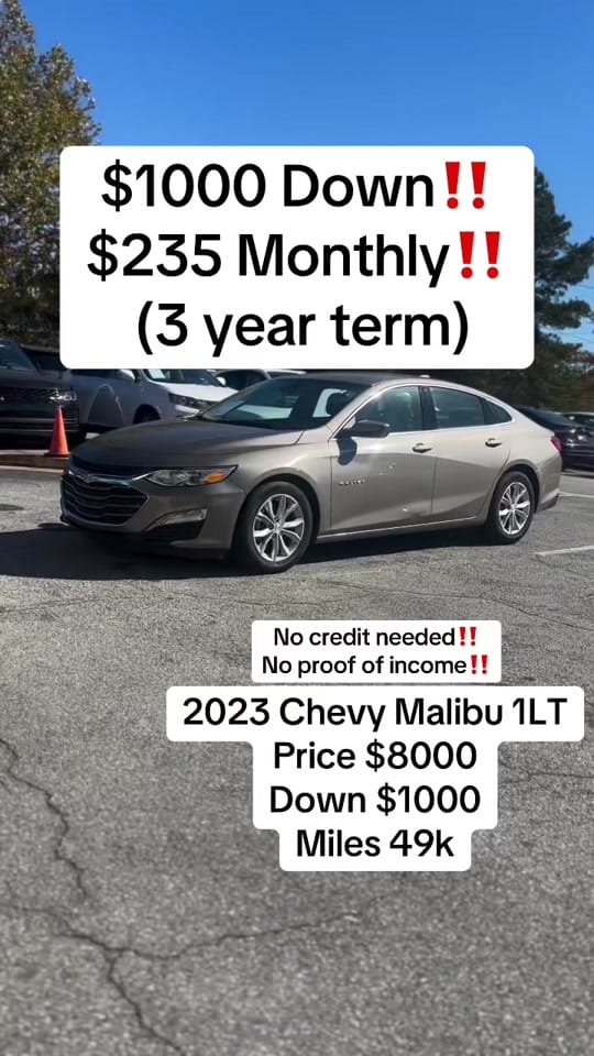 Post 5 by atlantaautosales on TikTok (video)