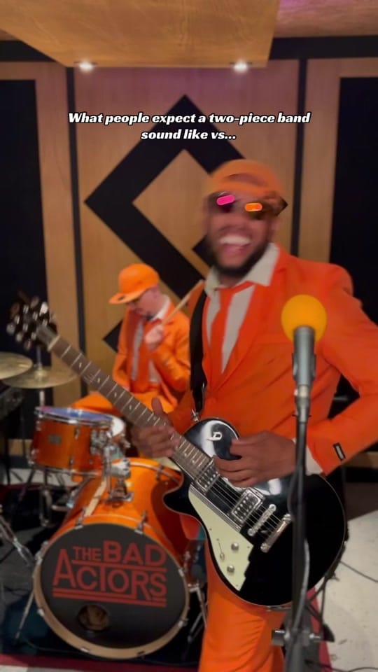 Post 1 by The Bad Actors on TikTok (video)