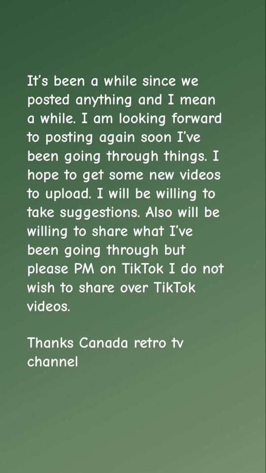 Post 3 by Canada🇨🇦RetroTv on TikTok (video)