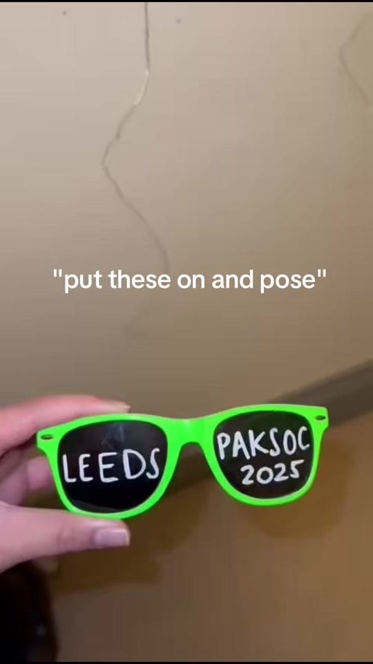 Post 1 by Leedsunipaksoc on TikTok (video)