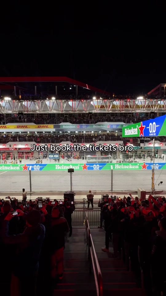 Post 1 by F1 Las Vegas on TikTok (video)