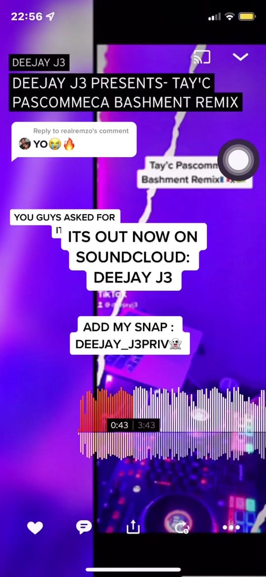 Post 10 by Deejay J3️⃣ on TikTok (video)