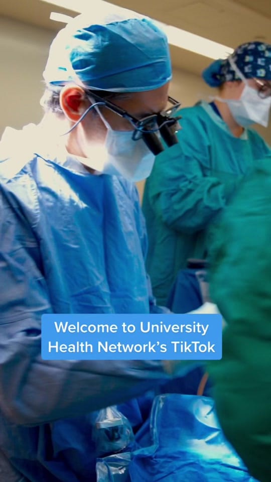 Post 10 by University Health Network on TikTok (video)