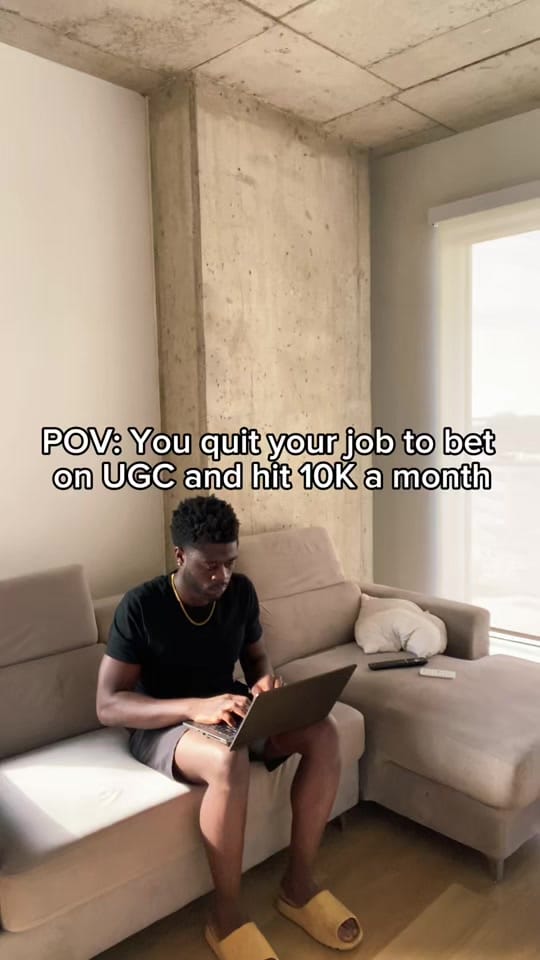 Post 6 by Mambo | Male UGC Creator on TikTok (video)