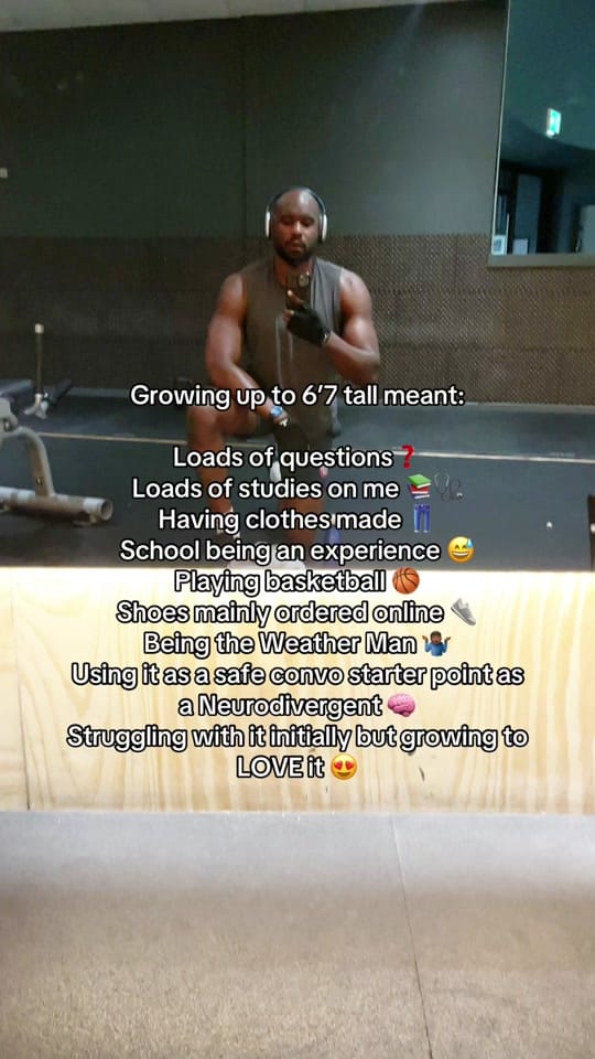 Post 1 by Roy | 6ft 7 Content Creator on TikTok (video)