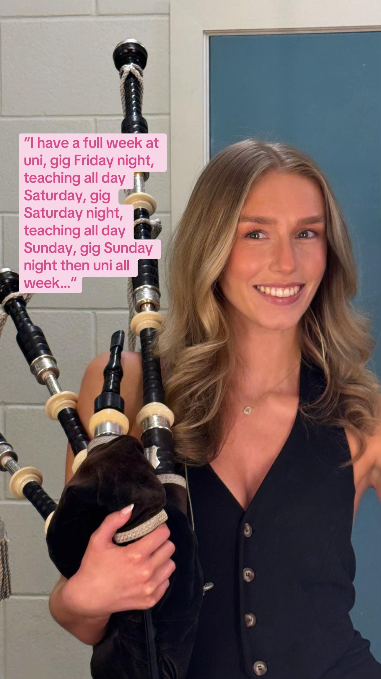 Post 2 by Anna Smart | Bagpiper on TikTok (video)