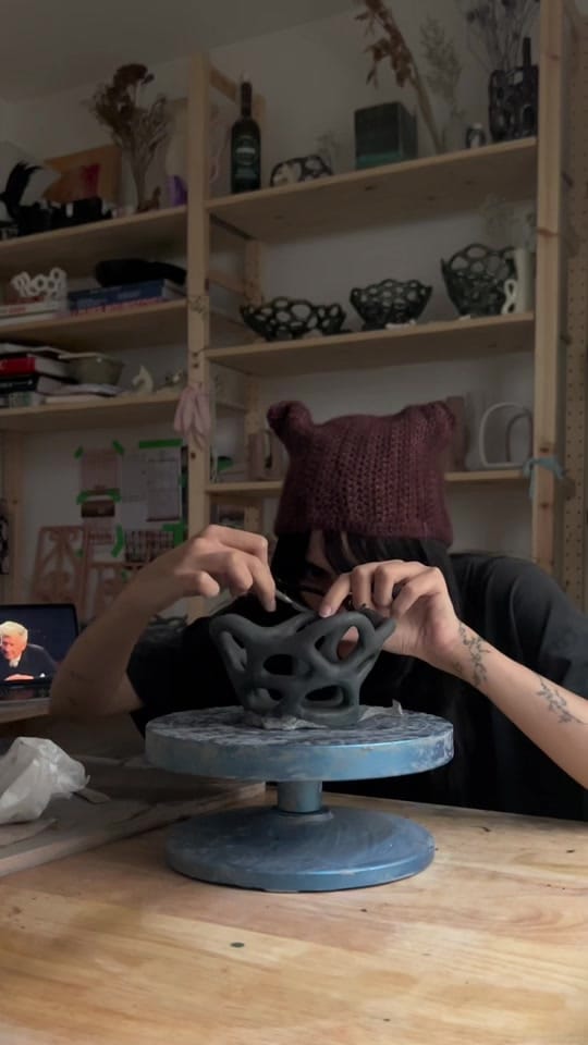 Post 6 by Fawna Ceramics on TikTok (video)
