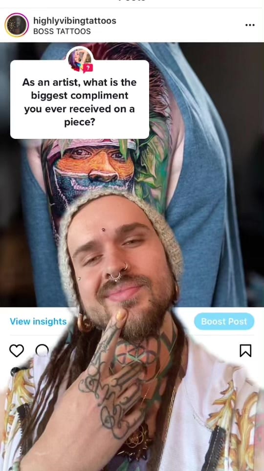 Post 9 by HIGHLY VIBING TATTOOS on TikTok (video)