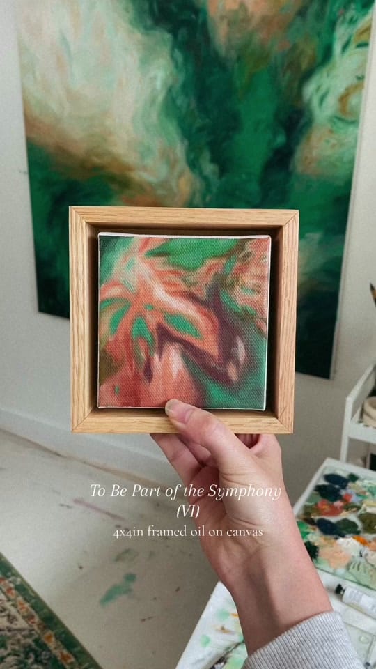 Post 6 by Kaitlyn Rose | Abstract Artist on TikTok (video)