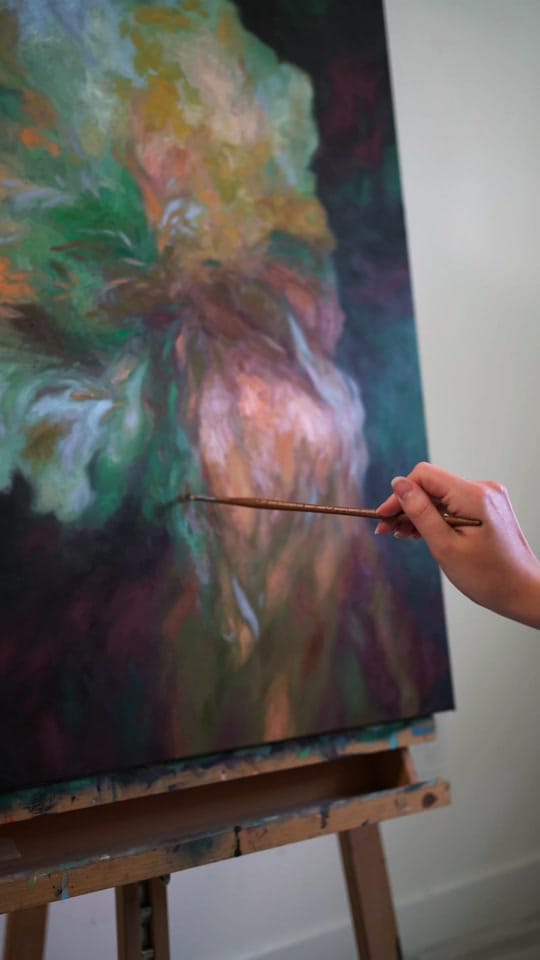 Post 3 by Kaitlyn Rose | Abstract Artist on TikTok (video)