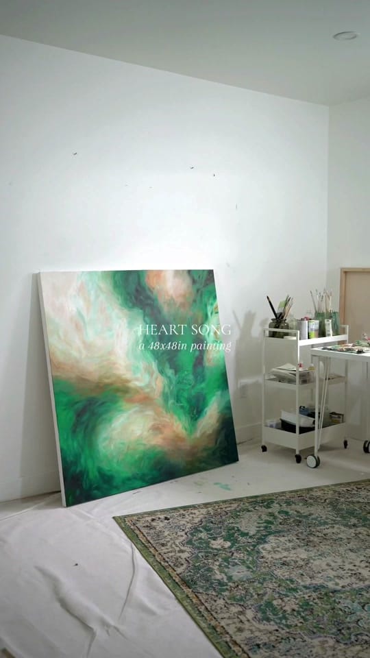 Post 7 by Kaitlyn Rose | Abstract Artist on TikTok (video)