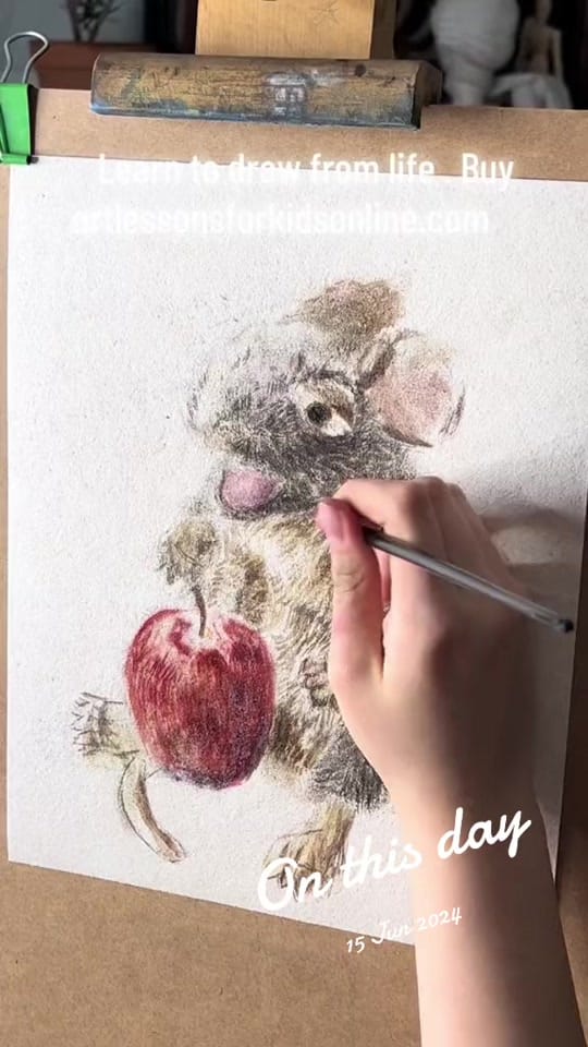 Post 1 by Artist Veronica Kvassetskaia on TikTok (video)