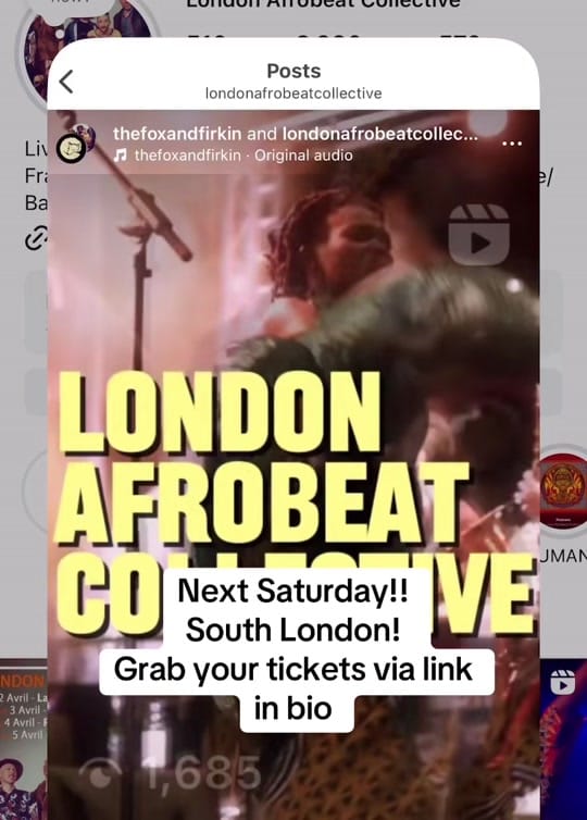 Post 1 by London Afrobeat Collective on TikTok (video)