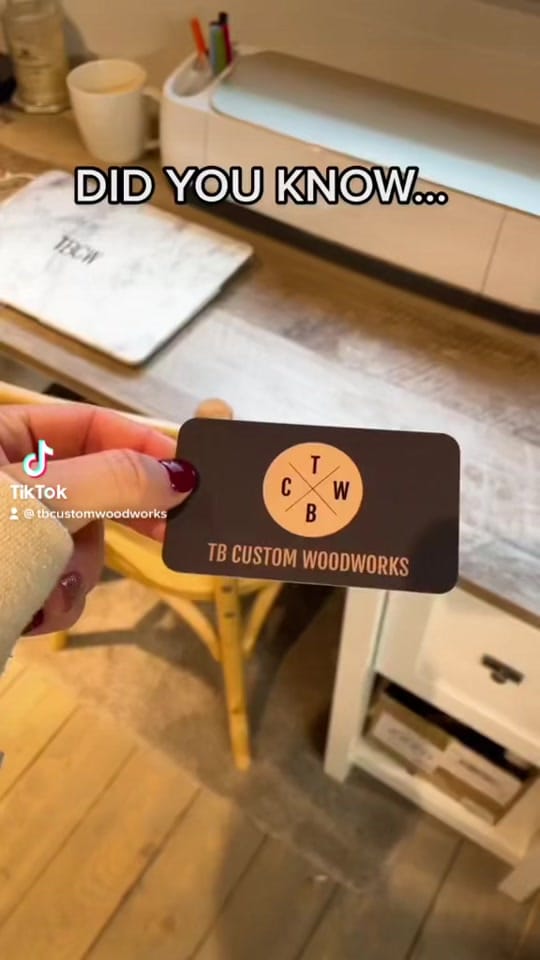 Post 3 by TB Custom Woodworks on TikTok (video)