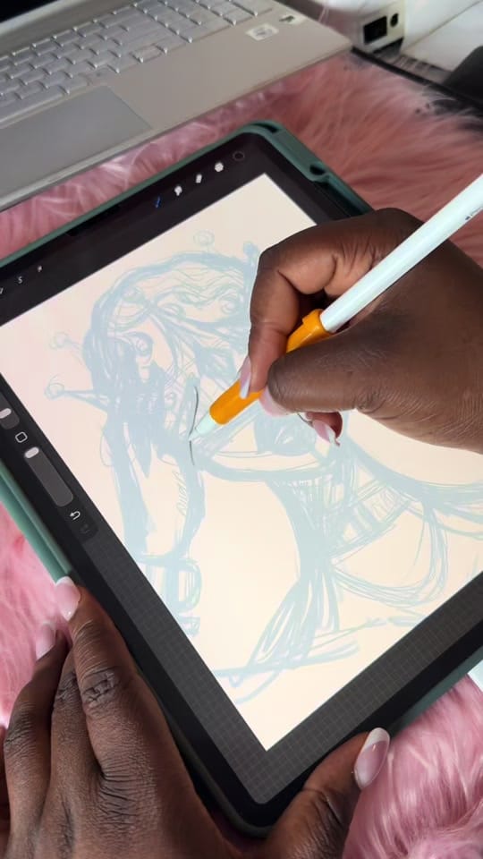 Post 2 by 4everestherr | Digital Artist on TikTok (video)