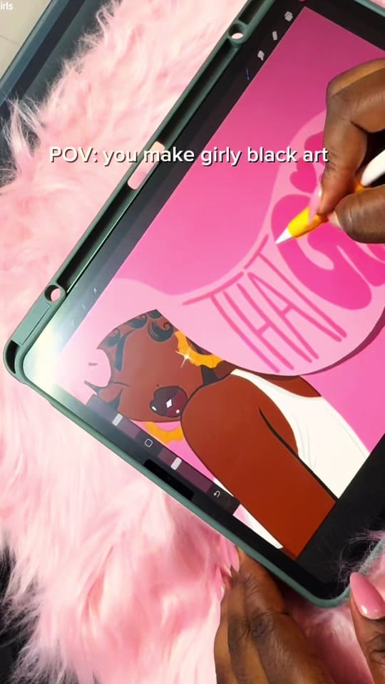 Post 9 by 4everestherr | Digital Artist on TikTok (video)