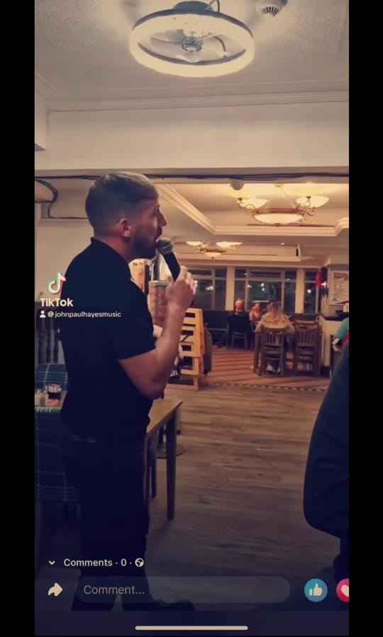 Post 5 by John-Paul Hayes Music Official on TikTok (video)