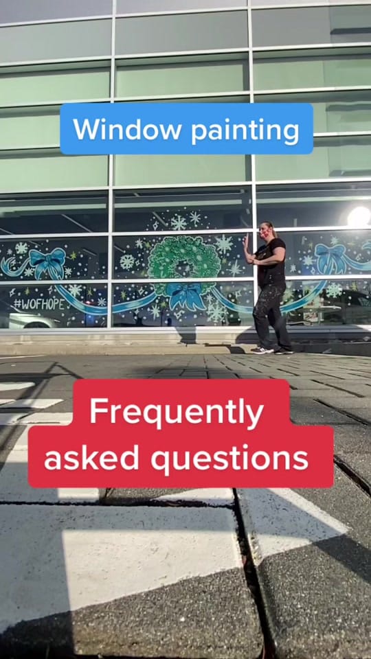 Post 10 by Laura - window painter/artist on TikTok (video)