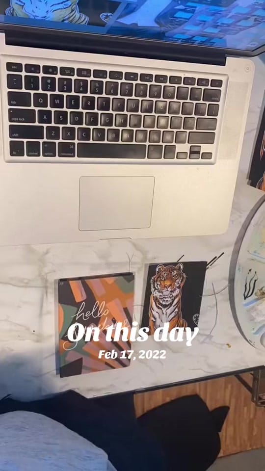 Post 3 by Laura - window painter/artist on TikTok (video)