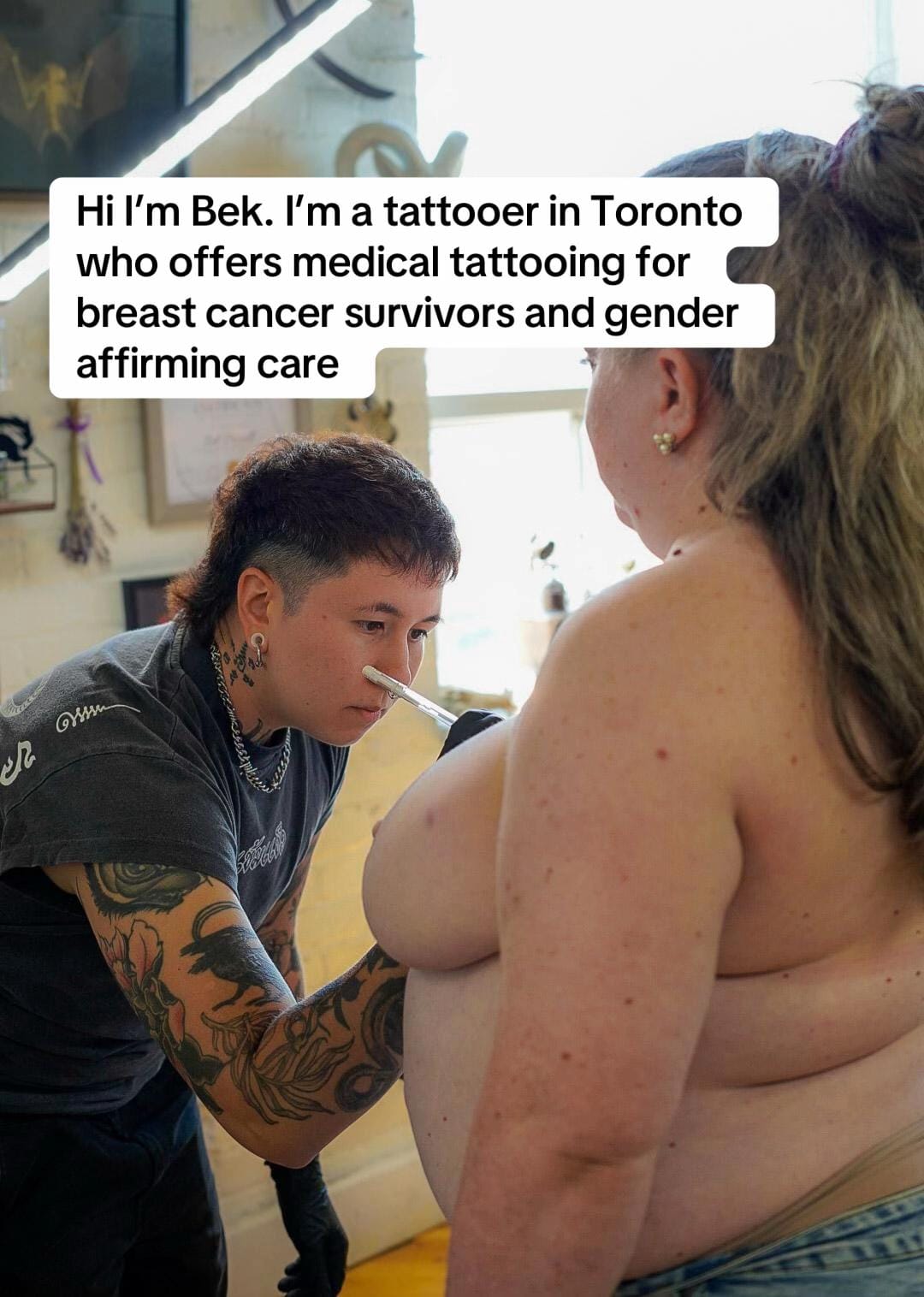 Post 2 by Bek | Toronto Tattoo Artist on TikTok (video)
