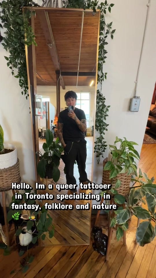 Post 7 by Bek | Toronto Tattoo Artist on TikTok (video)
