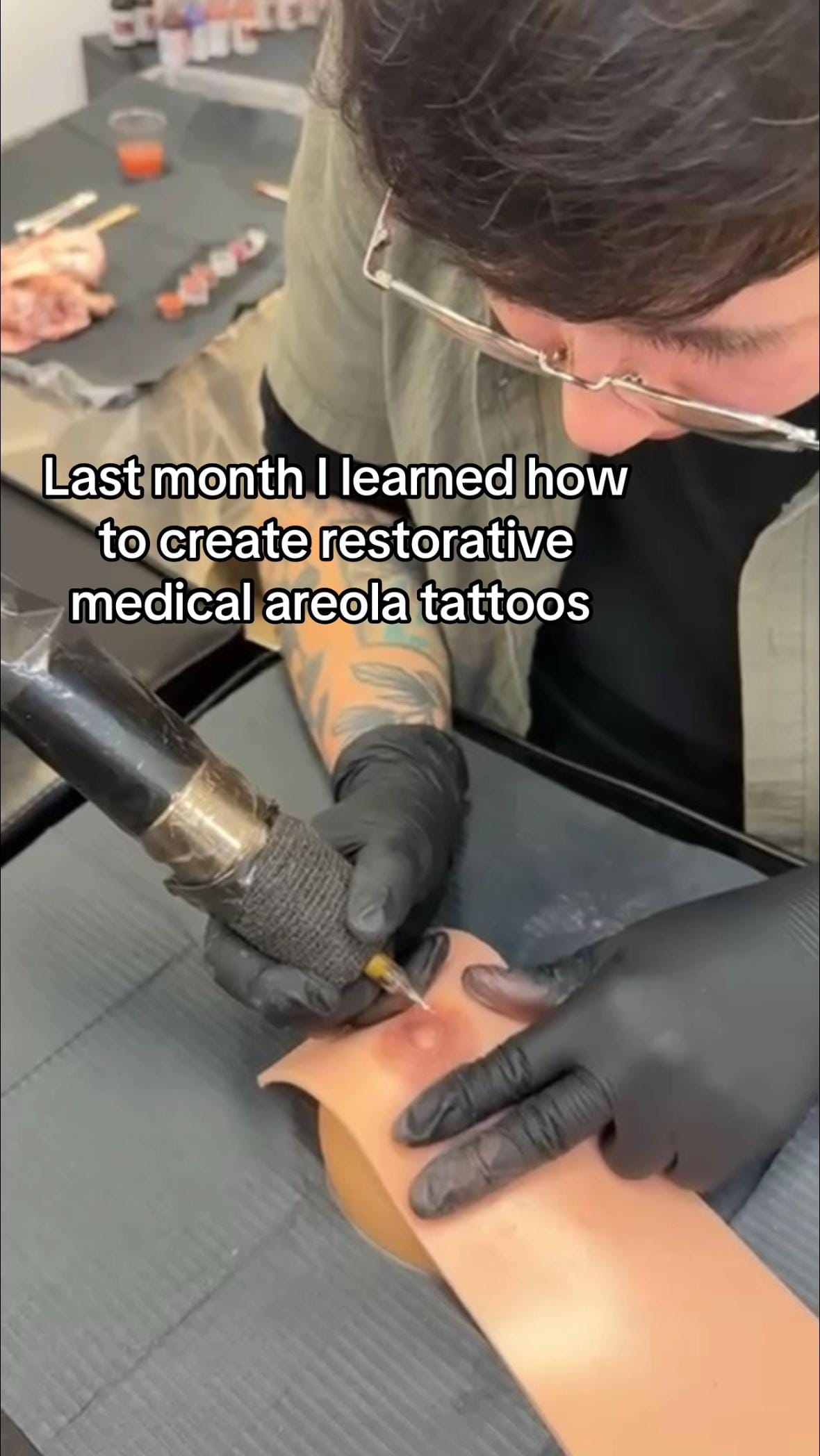 Post 6 by Bek | Toronto Tattoo Artist on TikTok (video)