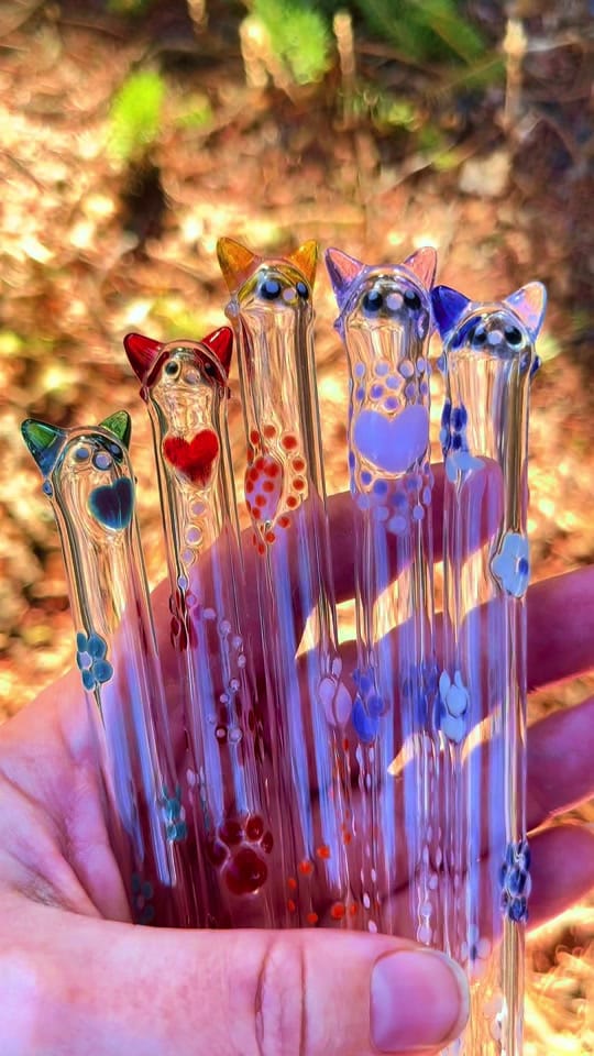 Post 1 by Allisaur Glass Art on TikTok (video)