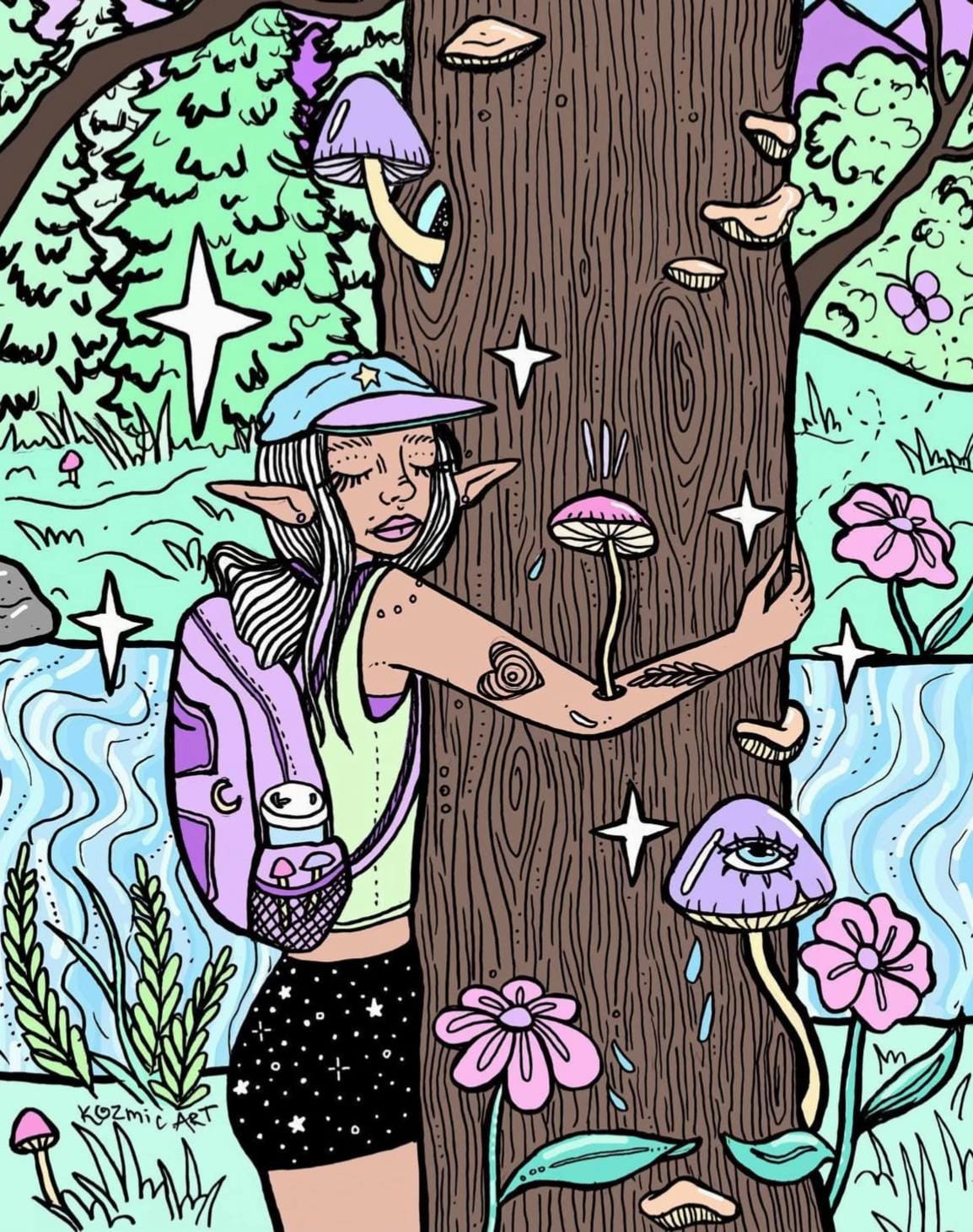 Post 6 by ☽ Kozmic.Art on TikTok (video)