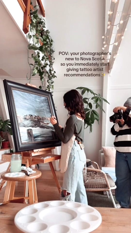 Post 5 by Alyssa Doggett 🇨🇦 HFX Artist on TikTok (video)