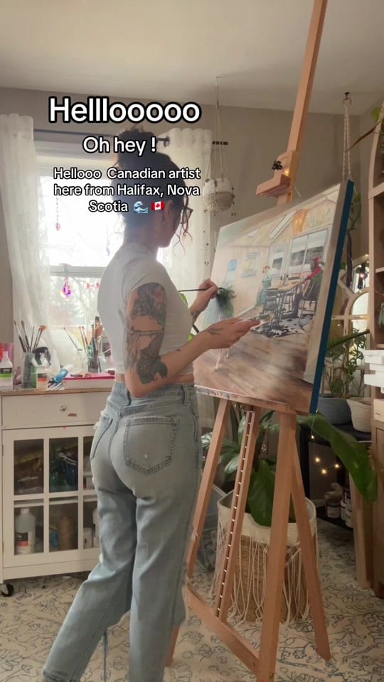 Post 2 by Alyssa Doggett 🇨🇦 HFX Artist on TikTok (video)