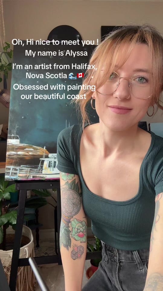 Post 8 by Alyssa Doggett 🇨🇦 HFX Artist on TikTok (video)