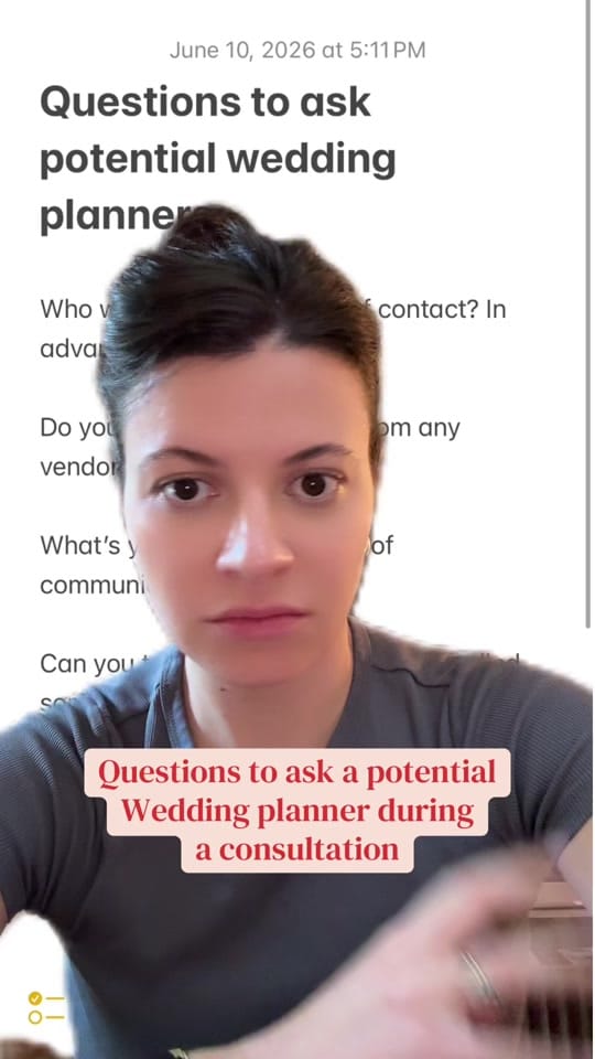 Post 6 by Lexy Scala - Wedding Planner on TikTok (video)