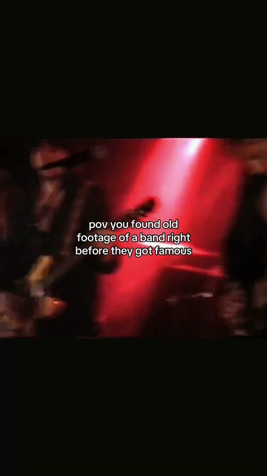 Post 9 by Faraway Shapes / Rock band on TikTok (video)