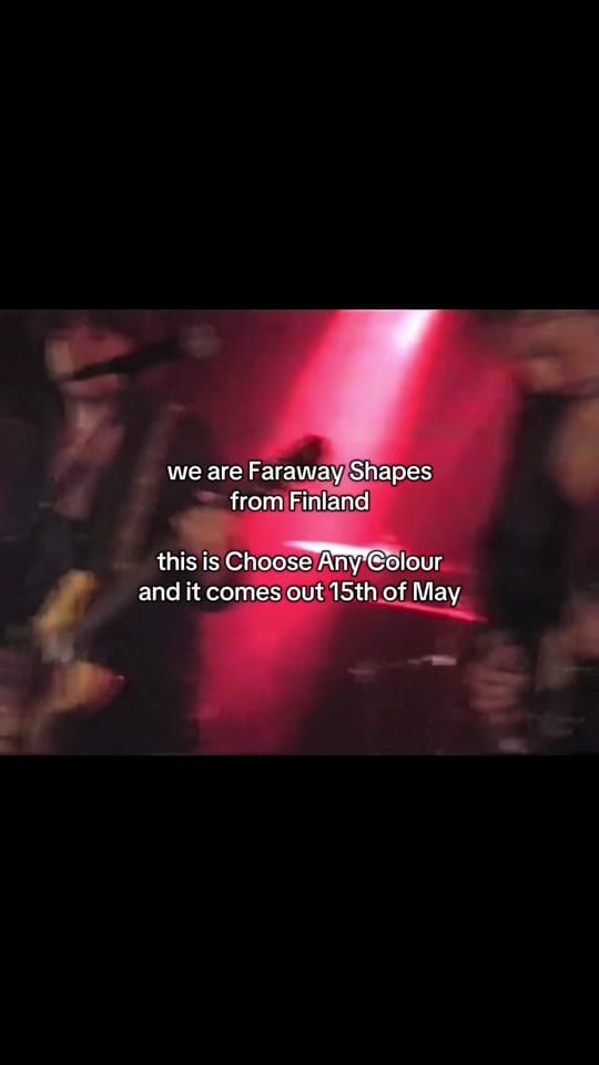 Post 1 by Faraway Shapes / Rock band on TikTok (video)