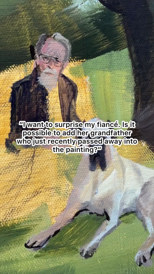 Post 6 by 🇨🇦Live Wedding Painter on TikTok (video)
