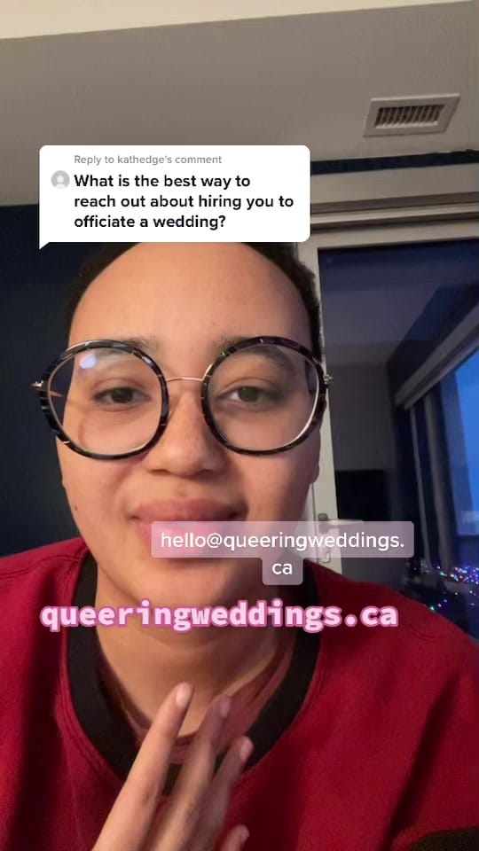 Post 4 by Queering Weddings on TikTok (video)