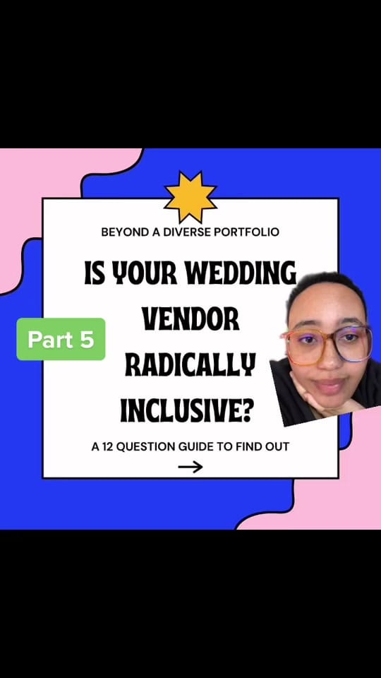 Post 9 by Queering Weddings on TikTok (video)