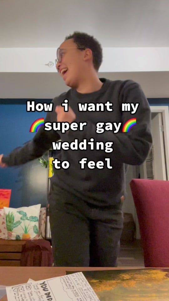 Post 7 by Queering Weddings on TikTok (video)