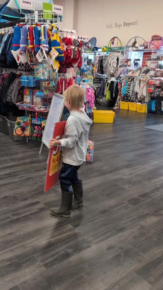 Post 9 by Once upon a child saskatoon on TikTok (video)