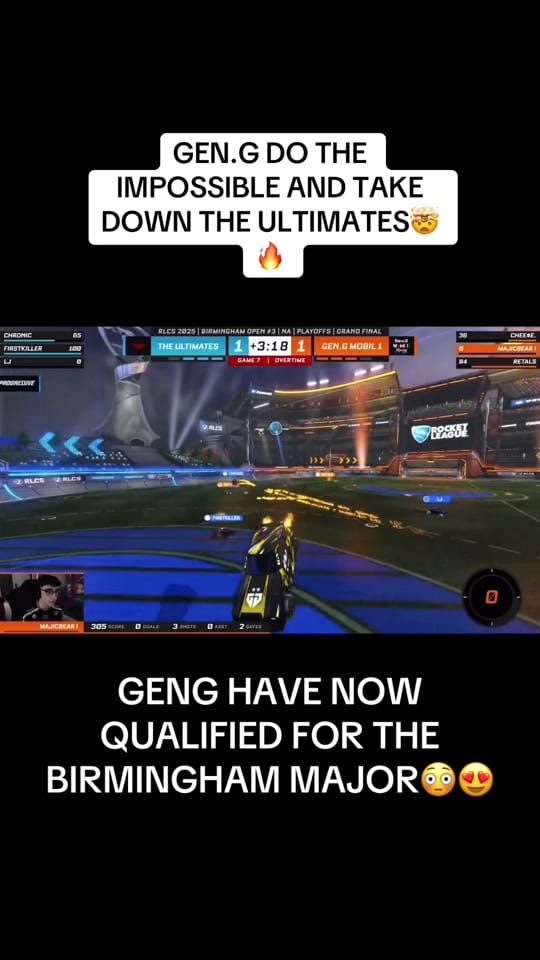 Post 1 by Rocket League Esports on TikTok (video)