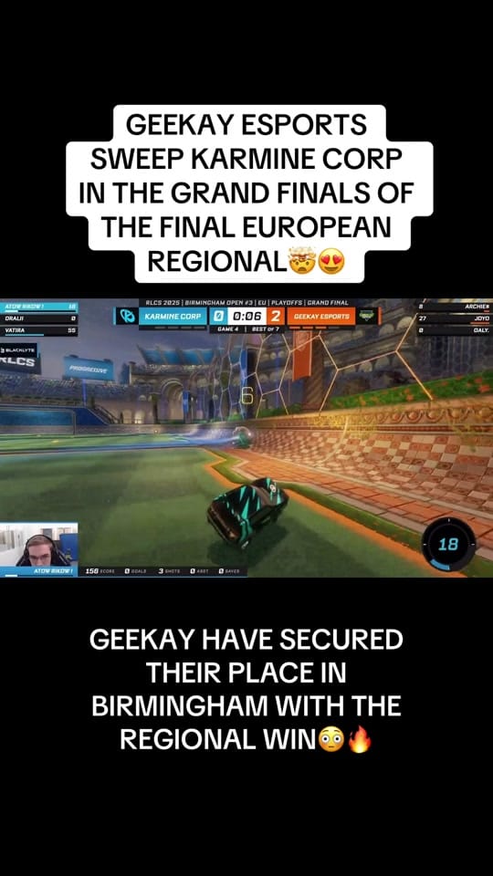 Post 2 by Rocket League Esports on TikTok (video)