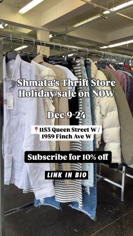 Post 8 by Shmata Thrift Store on TikTok (video)