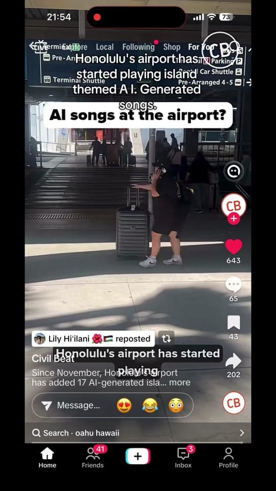 Post 2 by The Ace from Hawai’i on TikTok (video)